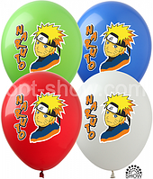 Повітряні кулі "NARUTO" 12" (30 см) пастель асорті В упак: 100 шт ТМ Арт «SHOW»