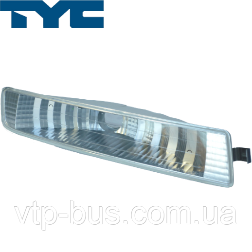 Ліхтар покажчика повороту в бампері, правий на Opel Vivaro (2001-2006) TYC (Тайвань) 18-0379-01-2