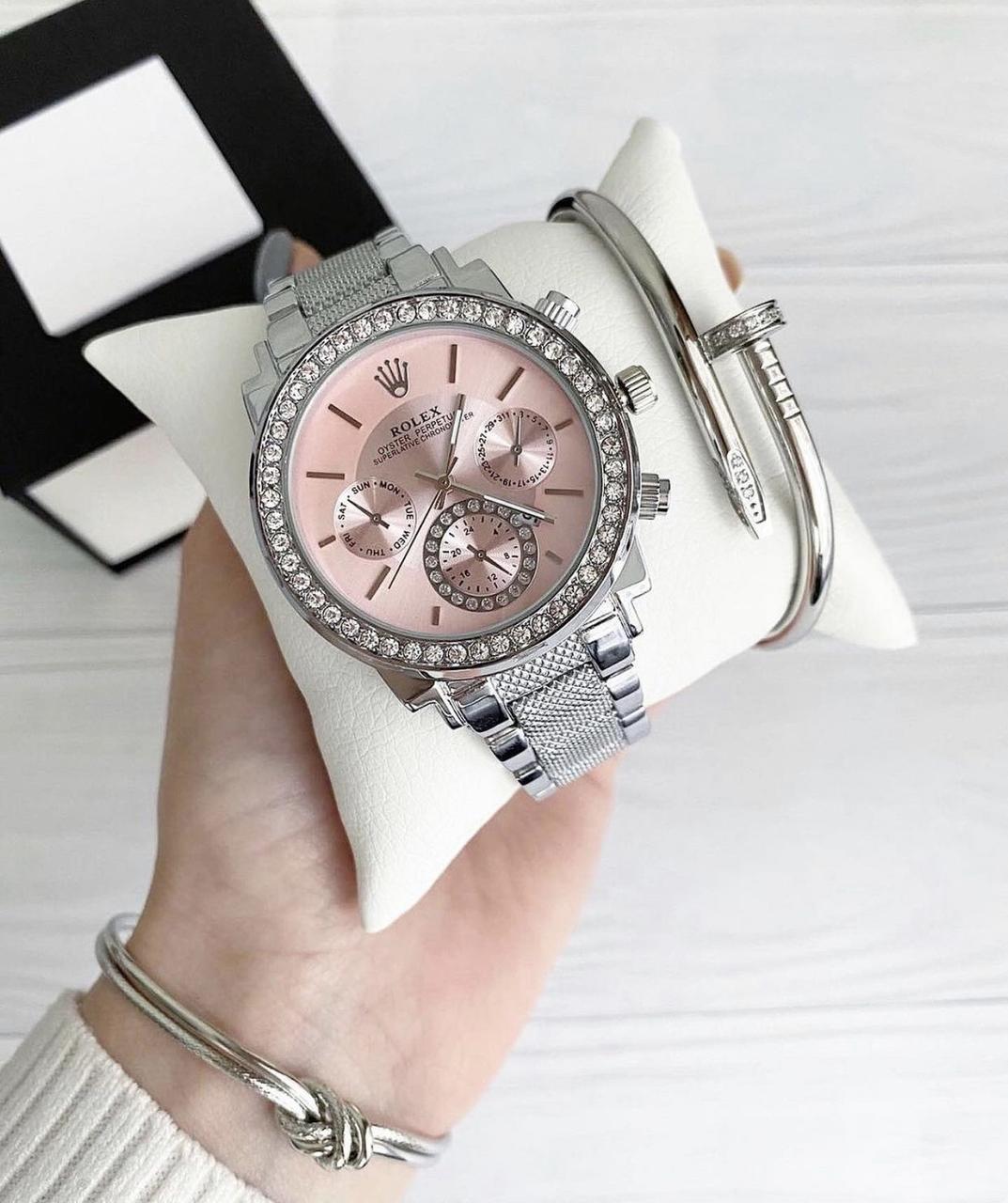 Жіночі годинники rolex опт дроп (люкс копія)