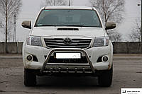 Защита переднего бампера -Кенгурятник Toyota Hilux (04-15)
