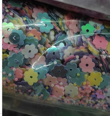 Глітерні квіточки, мікс від 5 г, фото 1