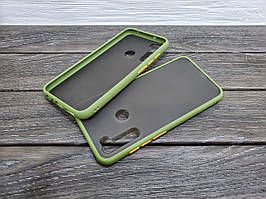 Матовий протиударний чохол для Xiaomi Redmi Note 8T хакі