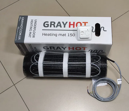 Нагрівальний мат під плитку GrayHot 10,2м2 двожильний 1531W, фото 2