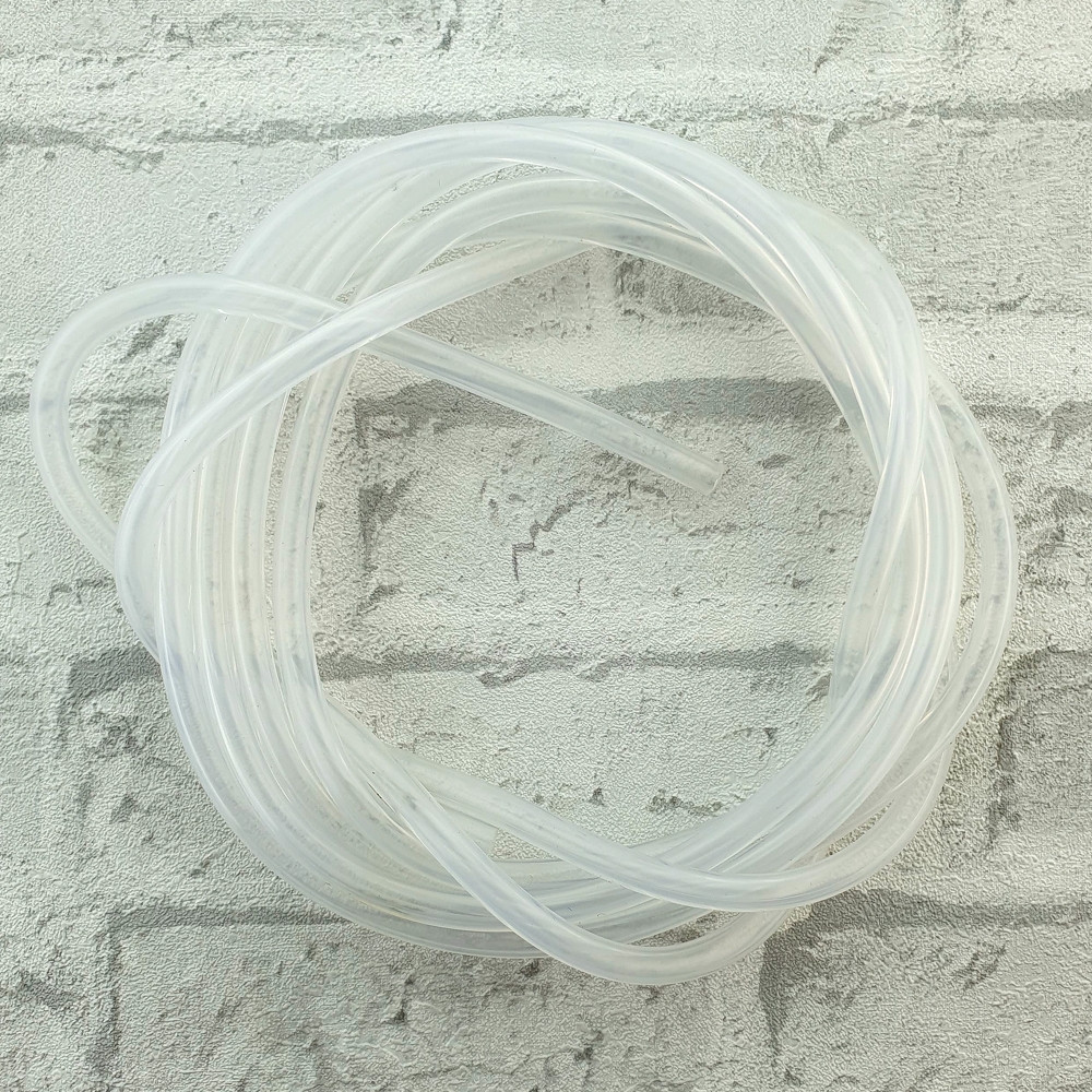 Силіконова трубка прозора 6x9 мм., фото 1