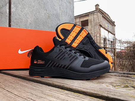 Чоловічі кросівки Nike Zoom Shield Structure 15 Black Orange чорні з помаранчевим, фото 1