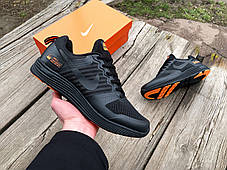 Чоловічі кросівки Nike Zoom Shield Structure 15 Black Orange чорні з помаранчевим, фото 4