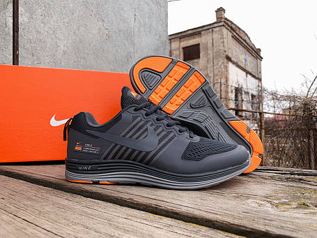 Чоловічі кросівки Nike Zoom Shield Structure 15 Grey Orange сірі з помаранчевим, фото 1