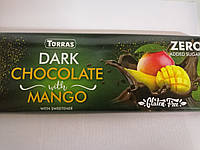 Шоколад Torras чорний з Манго 300гр