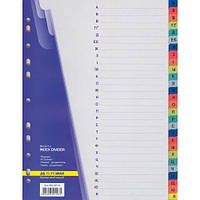 Пластикові алфавітні роздільники Buromax Jobmax А4 (BM.3214)