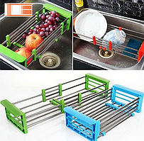 Складна багатофункціональна кухонні полку Kitchen Drain Shelf Rack від 33см до 48см