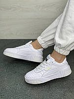 Жіночі шкіряні кросівки білого кольору Пума-CALIfornia