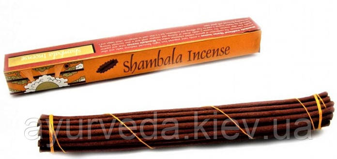 Пахощі Shambala Incense — Шамбала, безосновні пахощі, виробництва Тибету 78 грамів