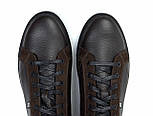 Коричневые кеды кроссовки кожаные мужская обувь больших размеров Rosso Avangard Puran Brown Floto TPR BS, фото 9