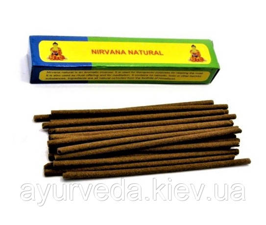 Пахощі без основне Nirvana Natural 22 грам, 20 шт - Нірвана Тибетське Пахощі Час горіння 40 хвилин