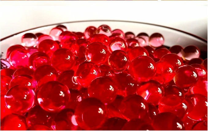 Кульки орбіз 50000 шт. темно-червоний колір (гідрогелеві кульки), фото 2