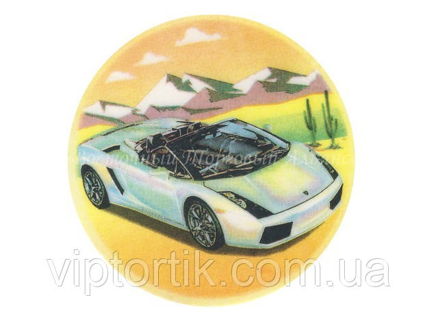 Вафельні картинки — Машинки — 14,5 см, фото 1