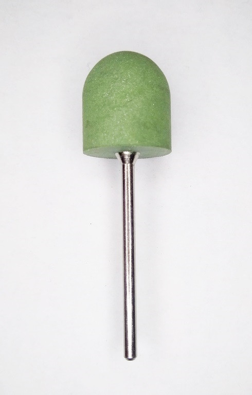 Полір силікон-корбидный, м'який № 401 зелений - фрезерна насадка