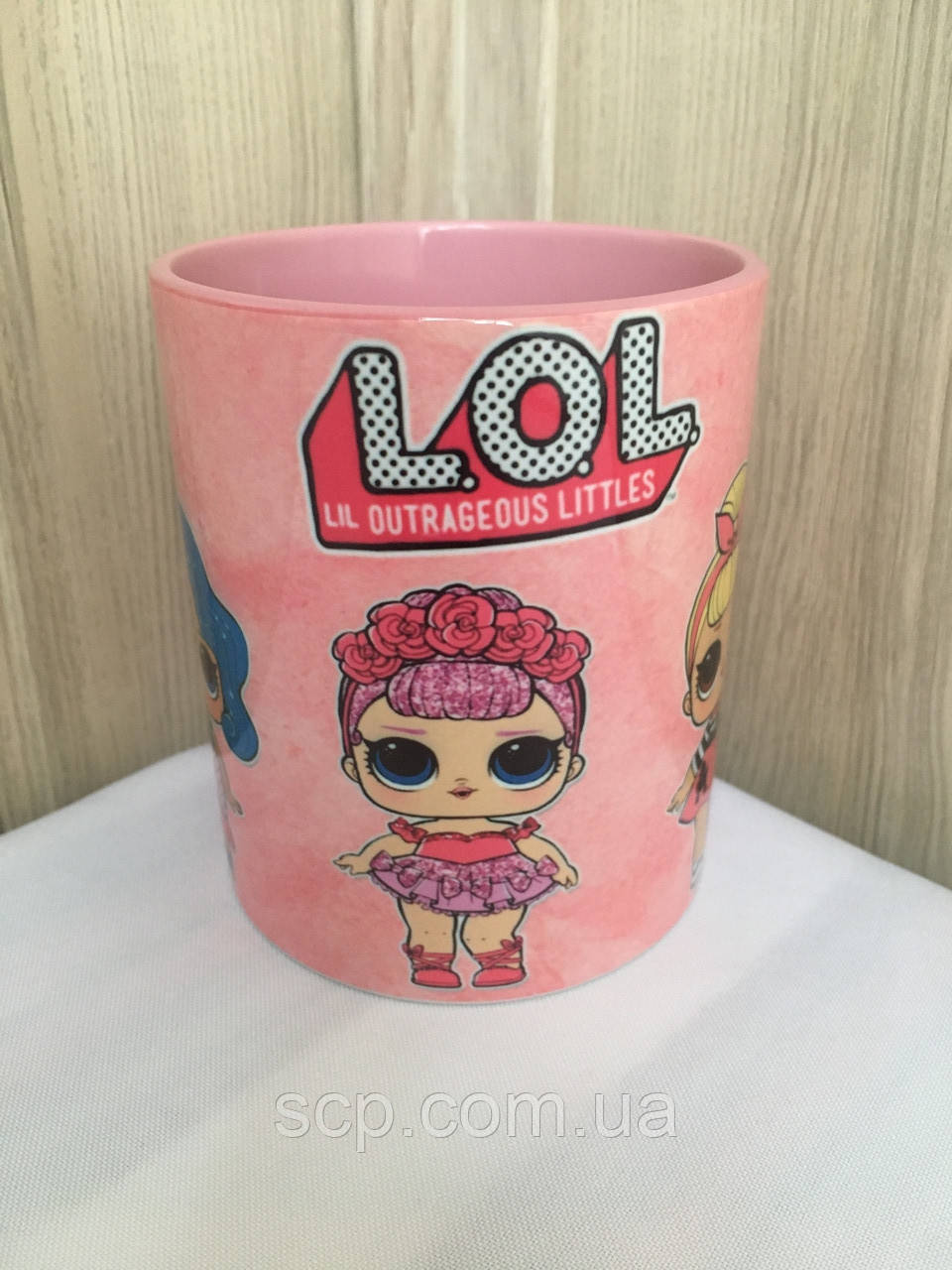 Чашка з лялькою Lol, фото 1