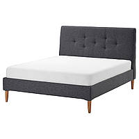 IKEA IDANÄS Каркас кровати с обивкой, Gunnared темно-серый (204.589.41)