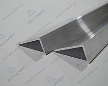 Кутник алюмінієвий 40х20х1.2 мм без покриття