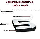 ОПТ Часы настенные 3D Time наклейки с палочками пластик черные, фото 6