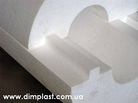 Утеплювач для труб діаметром 20мм завтовшки 100мм, Шкаралупа СКП2010035 пінопласт ПСБ-С-35