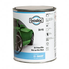 20-95 Грунт-наповнювач 2K Primerfiller wet-on-wet black чорний мокрий по мокрому (3 л), BASLAC