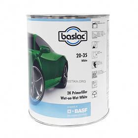 20-35 Грунт-наповнювач 2K Primerfiller wet-on-wet white білий мокрий по мокрому (3 л), BASLAC