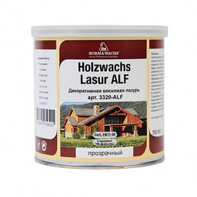 Декоративна воскова лазур 3340 HOLZWACHS LASUR прозора (20 л), BORMA WACHS
