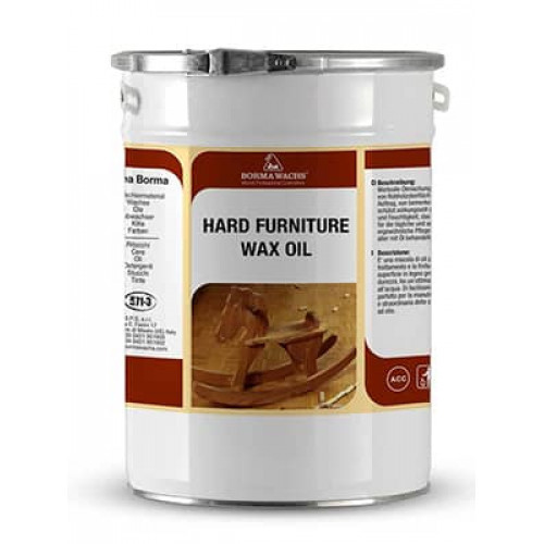 Масло для меблів з твердим воском 4907 HARD FURNITURE WAX OIL (1 л), BORMA WACHS