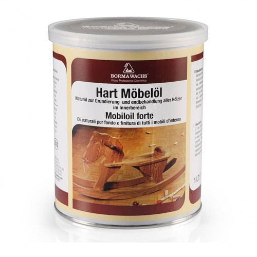 Масло для меблів з підвищеною твердістю 4902 MOBIL OIL HARD FURNITURE (1 л), BORMA WACHS