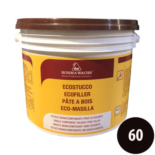 Водорозчинна шпаклівка Ecostucco 1570 60 чорний (5 кг), BORMA WACHS