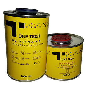 T1-CL002-1000 Clear HS Standart 2:1 (1 л) з відчинником (0,5 л), ONE TECH