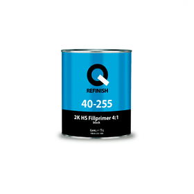 40-255-1000 Грунт 2K HS FILLER 4:1 черный (1 л) без отвердителя, Q REFINISH