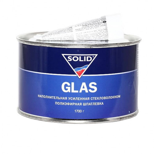 Шпаклівка Glas зі скловолокном (1700 мг) і затверджувачем, SOLID