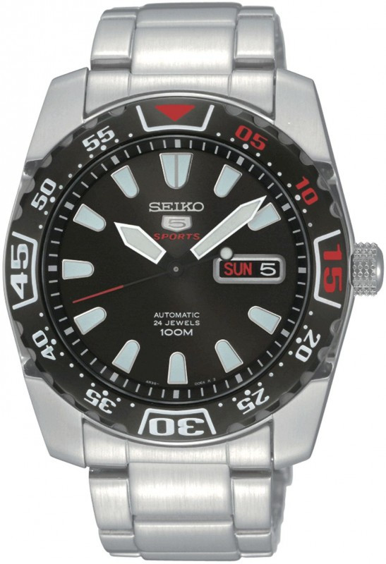 Годинник Seiko 5 Sports SRP167K1 механіка браслет