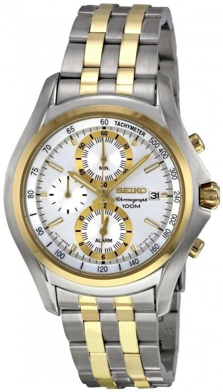 Годинник Seiko Chronograph SNAE82P1 alarm, кварц.браслет