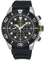 Часы Seiko Solar Chronograph Diver`s SSC021P1 каучук