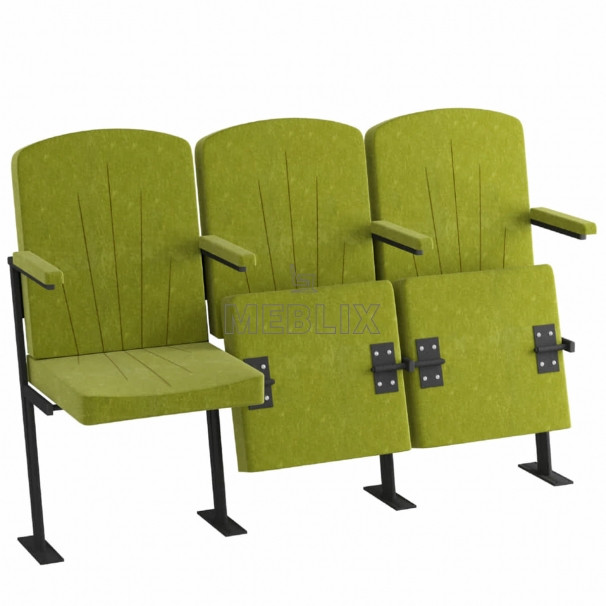 Кресла для актовых залов КЛАССИК-ЗЕТ с креплением к полу - фото 2 - id-p508226575