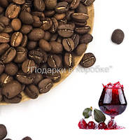 Ароматизированый зерновой кофе "Вишневый ром", 100 г