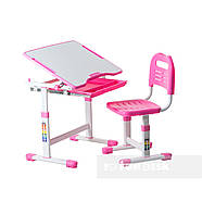 Індивідуальний комплект парта та стілець-трансформери FunDesk Sole Pink, фото 2