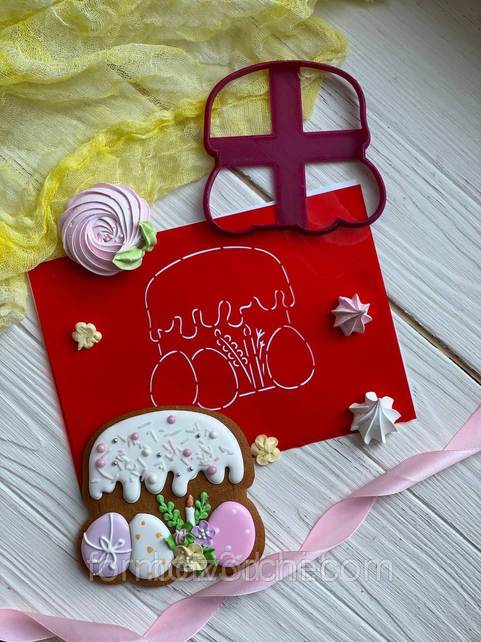 3D-формочки-вирубки для пряників "Паска 8"
