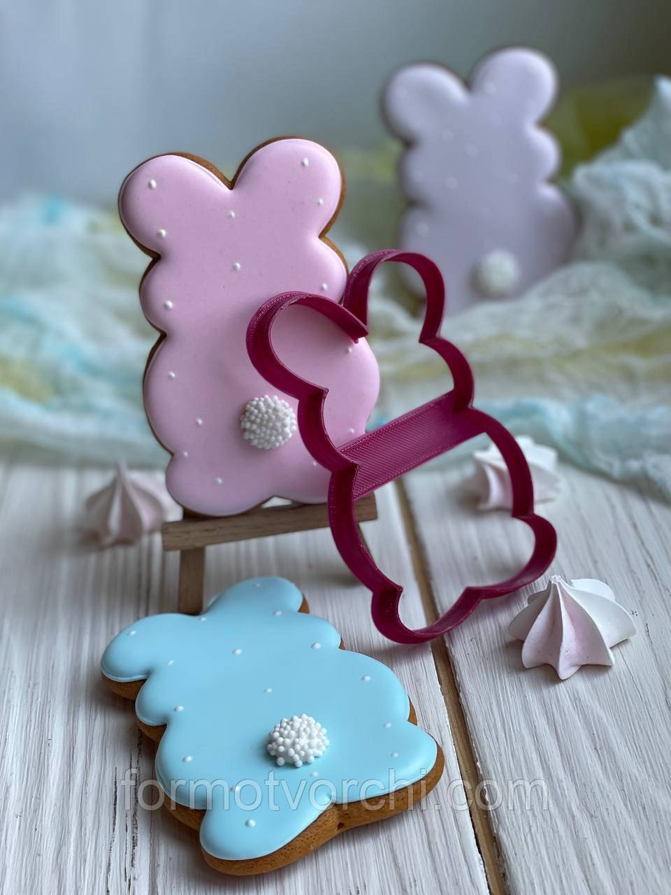 3D формочки-вирубки для пряників "Зайчик 118"