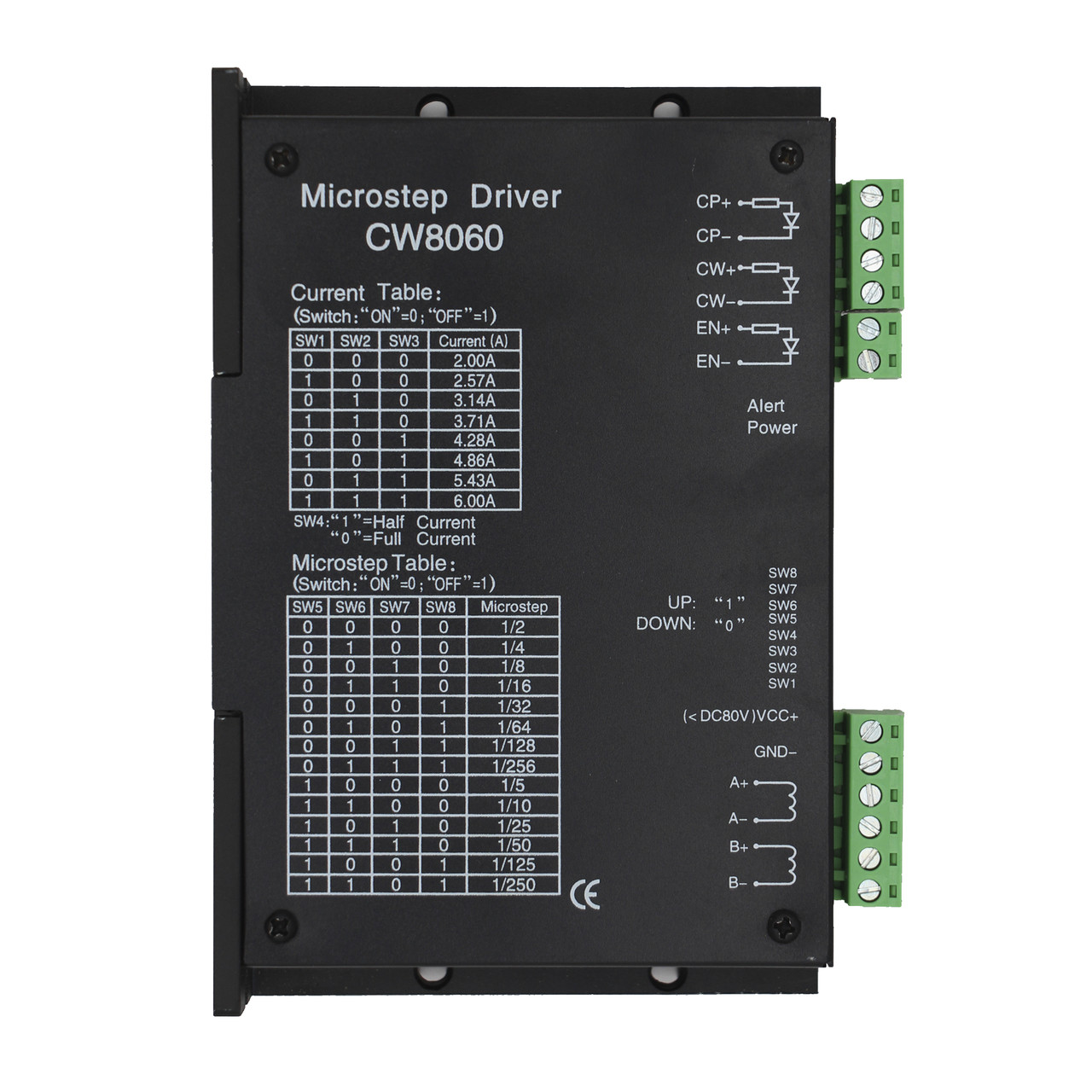 Драйвер крокового двигуна CW8060 ЧПК (ЧПУ) CNC 6A