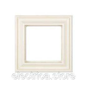 Рамка 1-постова, слонова кістка Eco Profi Deco EPD481, фото 1