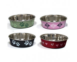 Миска для тварин Roxy, принт глазур, в асорт., CROCI, 0,75л,