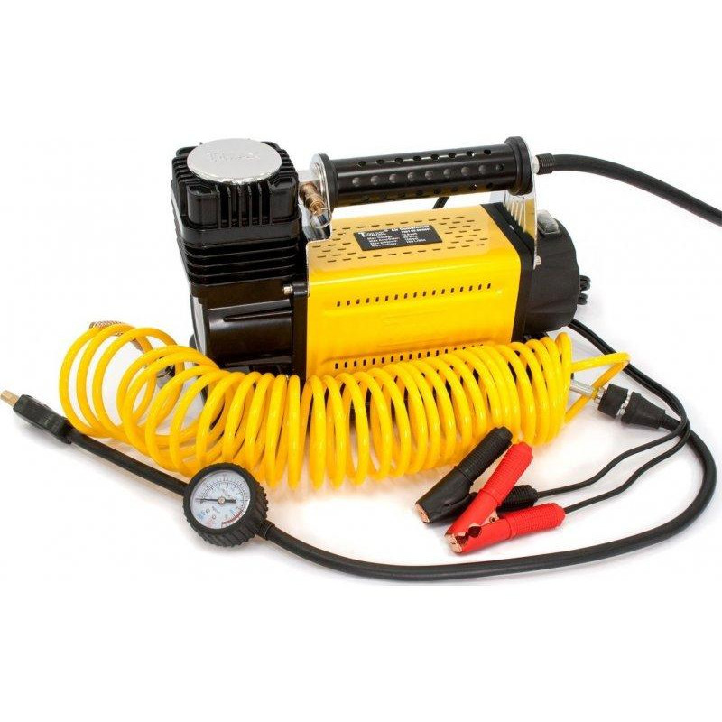 Компресор "T-max" 45A/150psi/160L/min/ клеми/шланг 8016601, фото 1