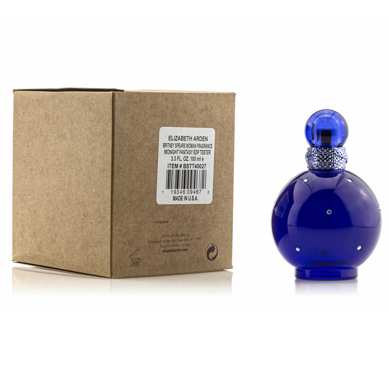 Жіноча парфумована вода Britney Spears Midnight Fantasy 100ml тестер, фруктово-ванільний аромат