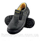 Сандалі REIS робочі шкіряні унісекс RAW POL Польща (спековання) BRYES-S-OB з металевою пластиною, фото 2