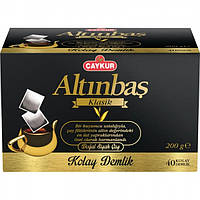 Чай чорний натуральний турецький оригінальний Caykur Altinbas klassik 40 заварювальних пакетів 200 грам